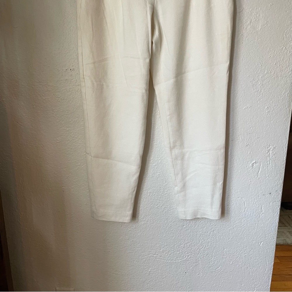 Pleated trousers high rise ankle crop - Picture 3 of 9